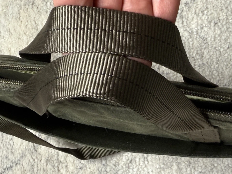 BILLYKIRK Nº Maletín de cera delgada edición estándar 508 estuche para computadora portátil oliva A+ $195 Foto 3 de 4