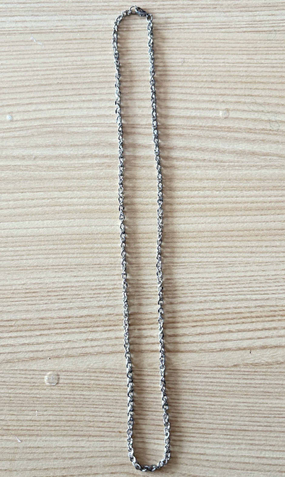 Simple Silver Chain NECKLESS Loop 12.75” Long for… - image 1