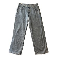 Vintage 90s Lee Dungarees Carpenter Jeans NWT USA Made 34x30 Light Wash Relaxed
