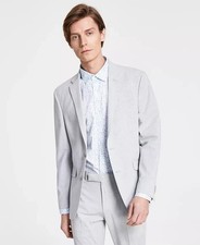 Kenneth Cole Reaction Men's Silver Slim Fit Suit Jacket 40R ese0725a