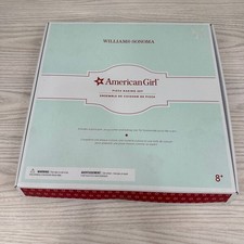 American Girl by Williams Sonoma Pizza Baking Set Red - Mat Cutter Pan Ages 8