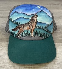 Sunday Afternoons Hat Mesh Trucker Artist Series Wolf Mountain Kids M/L 3-12