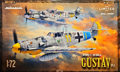 Eduard 2144 LIMITED Dual Combo, Gustav Pt. 1, Bf-109G-5 & Bf-109G-6, 1/72, MIB