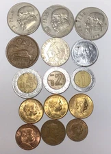 Mexico Old Coin Collection Lot 15 Excellent Mexican Coins 🇲🇽