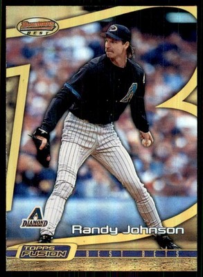 2001 Topps Fusion Best Bets #41 Randy Johnson Arizona Diamondbacks