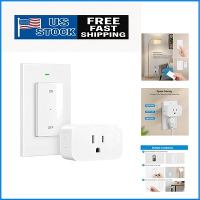 Elderly-Friendly Remote Outlet Switch - Simple, Flexible Electrical Control