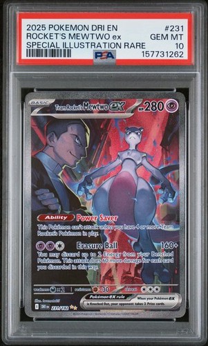 Team Rocket's Mewtwo ex graded PSA 10 for sale on eBay