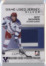 2009-10 ITG Heroes and Prospects Silver Vault Purple 1/1 Jeff Skinner #M-48 0c3
