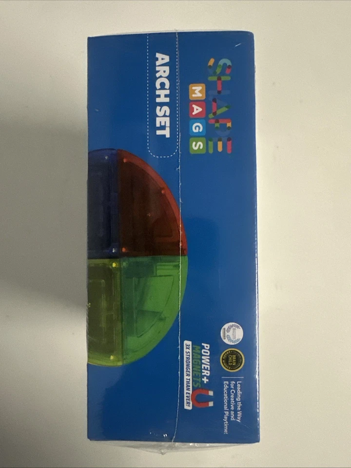 Shape mags 4 Pcs  Arches sahpe   Magnet Building Tiles Magnetic Blocks NEW - Image 3 of 4