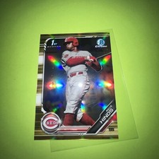 2019 True 1st Bowman Chrome Rece Hinds GOLD #27/50 BDC-131 SP Reds