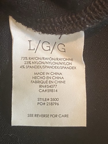 Top CAbi Negro Ponte Bell Manga Larga Cuello en V It's A Party #3500 Talla L - Imagen 10 de 15