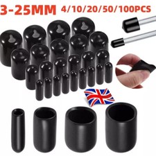 Vinyl Rubber Round End Cap Cover for Pipe Plastic Tube Hub Thread Protector Cap