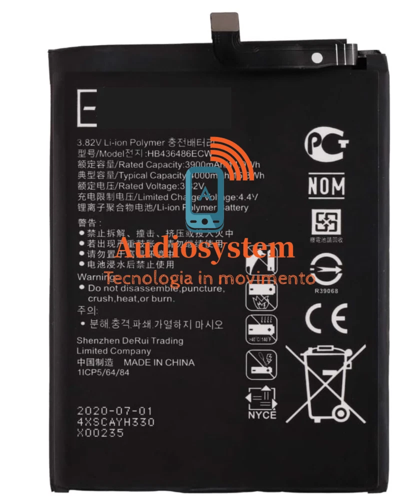 BATTERIA HUAWEI MATE 10 LITE RNE-L21 L22 L23 L11 L01 L02 L03 Al00 Hb356687ecw - Foto 8