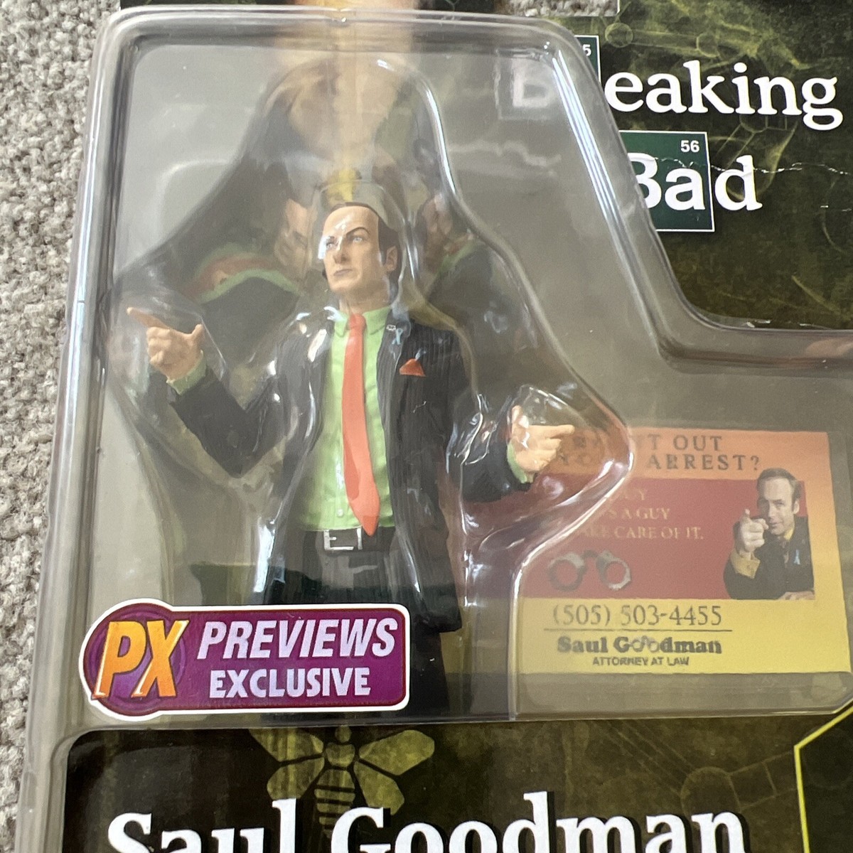 UNOPENED Breaking Bad Better Call Saul Goodman PX Previews