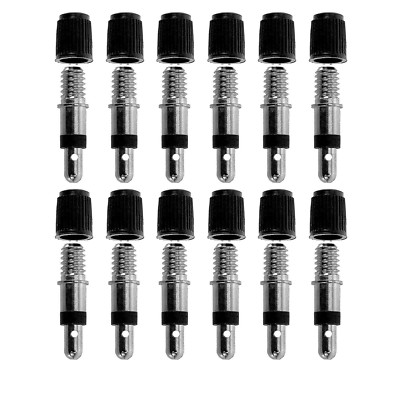 12 Stück Blitzventile Dunlop Ventileinsatz Fahrradventile Set Express Fahrrad
