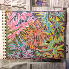 Drawing 11X14" Oil Pastel on Paper