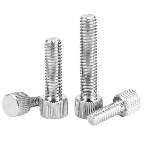 M2 M2.5 M3 M4 - M8 Stainless Steel Knurled Thumb Screw Flat Head Thumbscrew Bolt - Picture 4 of 11