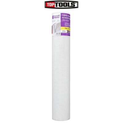 Fibreglass Rendering Render Mesh 50sqm 160g/m2 4x4 mm Drywall Master - Image 1 of 4