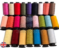 Best 25 Mix/Must Colours TS Spools 100% Coats Cotton Sewing Threads Spools UK