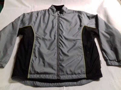 Unisex Allzweck Qutdoor Jacke, wenig getr,Krane, Damen Gr.40/42, schwarz grau