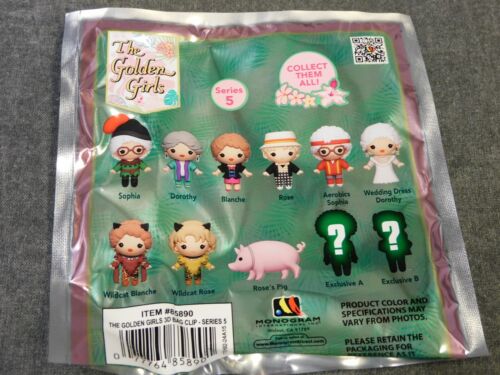 Golden Girls NEW * Dorothy Clip * Series 5 Blind Bag Monogram Key Chain - Picture 7 of 7