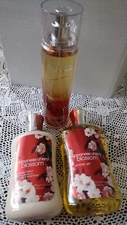 Bath & Body Works 3 SET Body Lotion Shower Gel  Fragrance Mist NEW FULL SIZE 