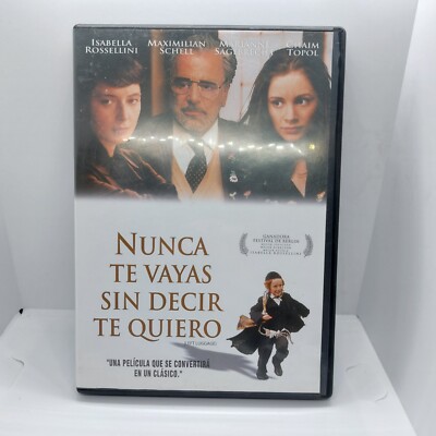 Nunca Te Vayas Sin Decir Te Quiero Left Luggage DVD Spanish Subtitles
