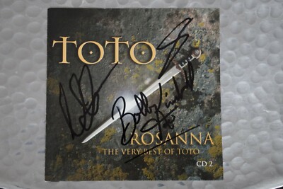 Toto - Rosanna - The Very Best of CD 2 Album signed / autograph / signiert