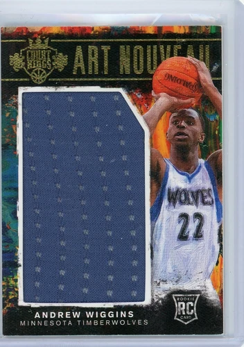 2014-15 Panini Court Kings Art Nouveau Jersey #/299 Andrew Wiggins #1 Rookie RC