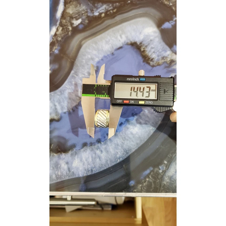 Banda para cigarros David Yurman plata de ley y oro amarillo de 14k Foto 4 de 4