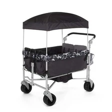 Summit Sprint Quad Wagon Stroller 4 Passenger, Charcoal Camo, Toddler, Unisex