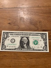 September 25 1970 Birthday/Anniversary 💵 One Dollar Note 09197052 UNC