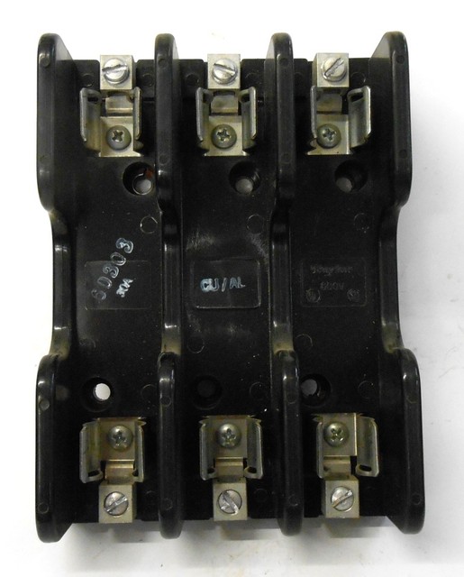 TAYLOR FUSE HOLDER, 60303, 30 AMP, 3 POLE, 600 VOLTS eBay