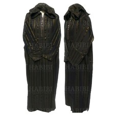 Men's Moroccan Brown Hooded Thobe Jubba Djelleba