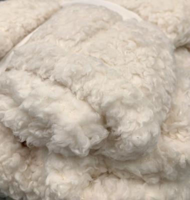 Pottery Barn Kids Solid Plush Faux Fur Sherpa Robe White 2T 3T