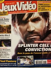 JEUX VIDÉO MAGAZINE  n°78 - SPLINTER CELL CONVICTION - TOMB RAIDER ANNIVERSARY