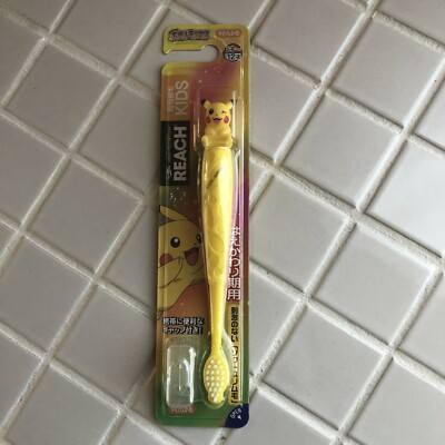 REACH Pokemon Pikachu Kids Toothbrush Soft brush for 6-12 years old kids