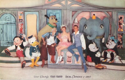Walt Disney's Toy Shop Ice Capades of 1950 Chrome Postcard | eBay