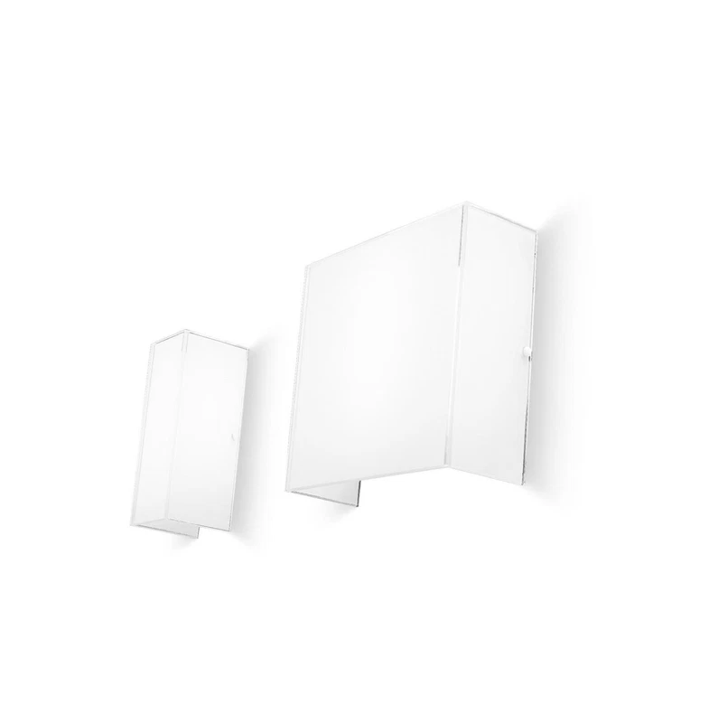 Lampada da Parete Applique Linea Light Gluèd in Vetro Bianco Verticale 25 cm