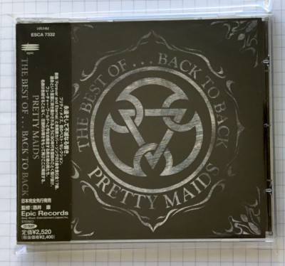 PRETTY MAIDS The Best Of... Back To Back JAPAN CD OBI ESCA-7332