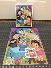 Vintage Looney Tunes 1981 Whitman 100 Piece Puzzle Complete Buggs Tweety Etc