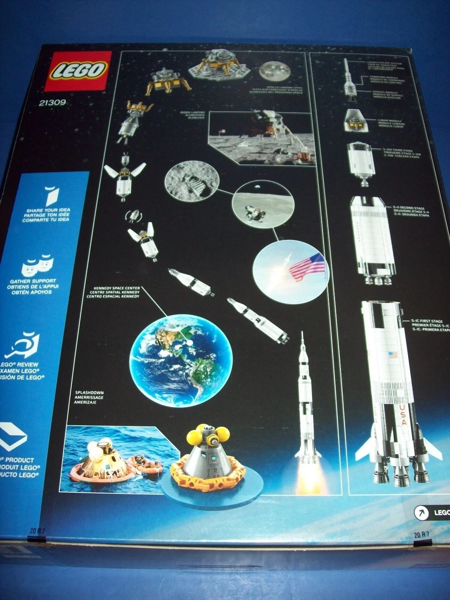 LEGO Ideas 21309 NASA APOLLO SATURN V Rocket Set NIB