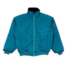 Vintage Patagonia Synchilla Fleece Lined Nylon Jacket Women's 8 Made in USA