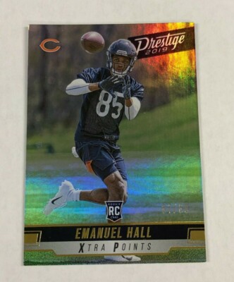 2019 PRESTIGE XTRA POINTS EMANUEL HALL GOLD #37/50 Made BEARS