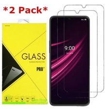 2-Pack Premium Real Tempered Glass Screen Protector For T-MOBILE REVVL V 5G