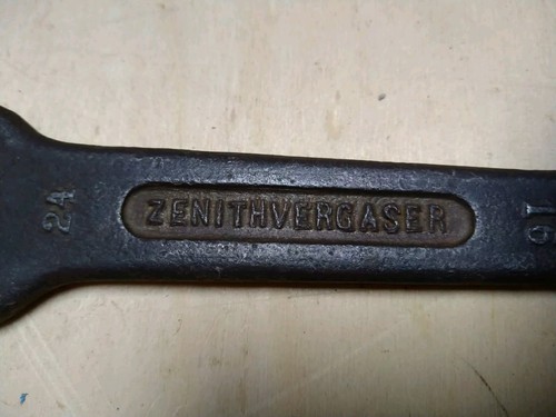 Zenith Vergaser Maulschlüssel Bordwerkzeug Oldtimer alt LKW ? SdKfz ? Motorrad - Bild 2 von 3