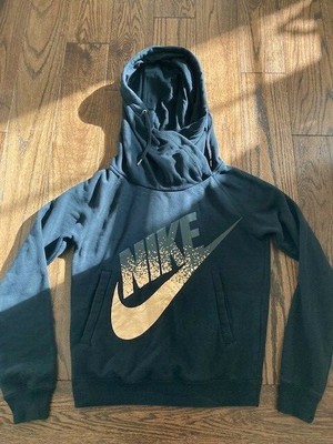 Nike Pullover Hoodie Black and Rose 