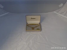 "Pre-Owned" Vintage Forstner ID Bracelet 12K Gold Filled Tassle Never Inscribed