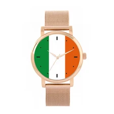 Toff London TLWS-25363 Ladies Ireland Flag Watch