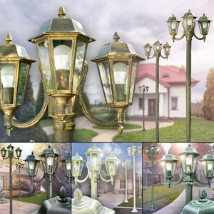 Kandelaber Natal Wege Sockel Aussen Leuchte Steh Lampe Laternen Garten Terrasse Ebay